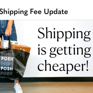 Poshmark Shipping REDUCED and Much CHEAPER Beginning September 12th.  Yay!! 🥰